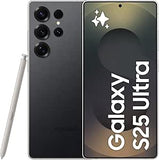 Samsung Galaxy S25 Ultra AI Phone, 256GB Storage, 12GB RAM, Titanium Black, Android Smartphone, 200MP Camera, S Pen, Long Battery Life (UAE Type Approved)