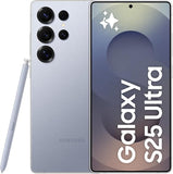 Samsung Galaxy S25 Ultra AI Phone, 256GB Storage, 12GB RAM, Titanium Silverblue, Android Smartphone, 200MP Camera, S Pen, Long Battery Life (UAE Type Approved)