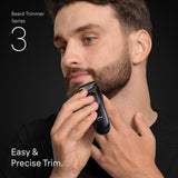 Braun Beard Trimmer Series 3, +2 Styling Tool, 20 Lengths, BT3500