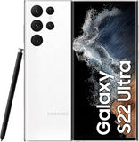 Samsung Galaxy S22 Ultra 5G Mobile Phone 128GB 8GB Ram Dual SIM Android Smartphone Phantom White