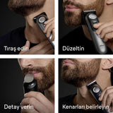 Braun Beard Trimmer Series 9, +7 Barbering Tools, 50 Lengths, ProBlade, BT9520