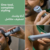 Philips All-in-One Trimmer MG5932/15 | 11-in-1 Face, Hair & Body Grooming | Self-Sharpening Blades | 120min Cordless | Showerproof | USB-A Charging | Pouch Included