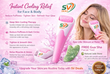 ce Roller & Gua Sha Set | Cooling Face Massage Tool