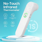 Digital Infrared Thermometer for Adults & Kids, Non-Contact Forehead Thermometer with Fever