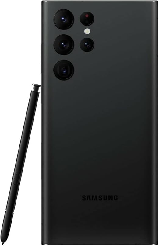 Used Samsung Galaxy S22 Ultra Cell Phone, Factory Unlocked Android Smartphone, 256GB, Phantom Black