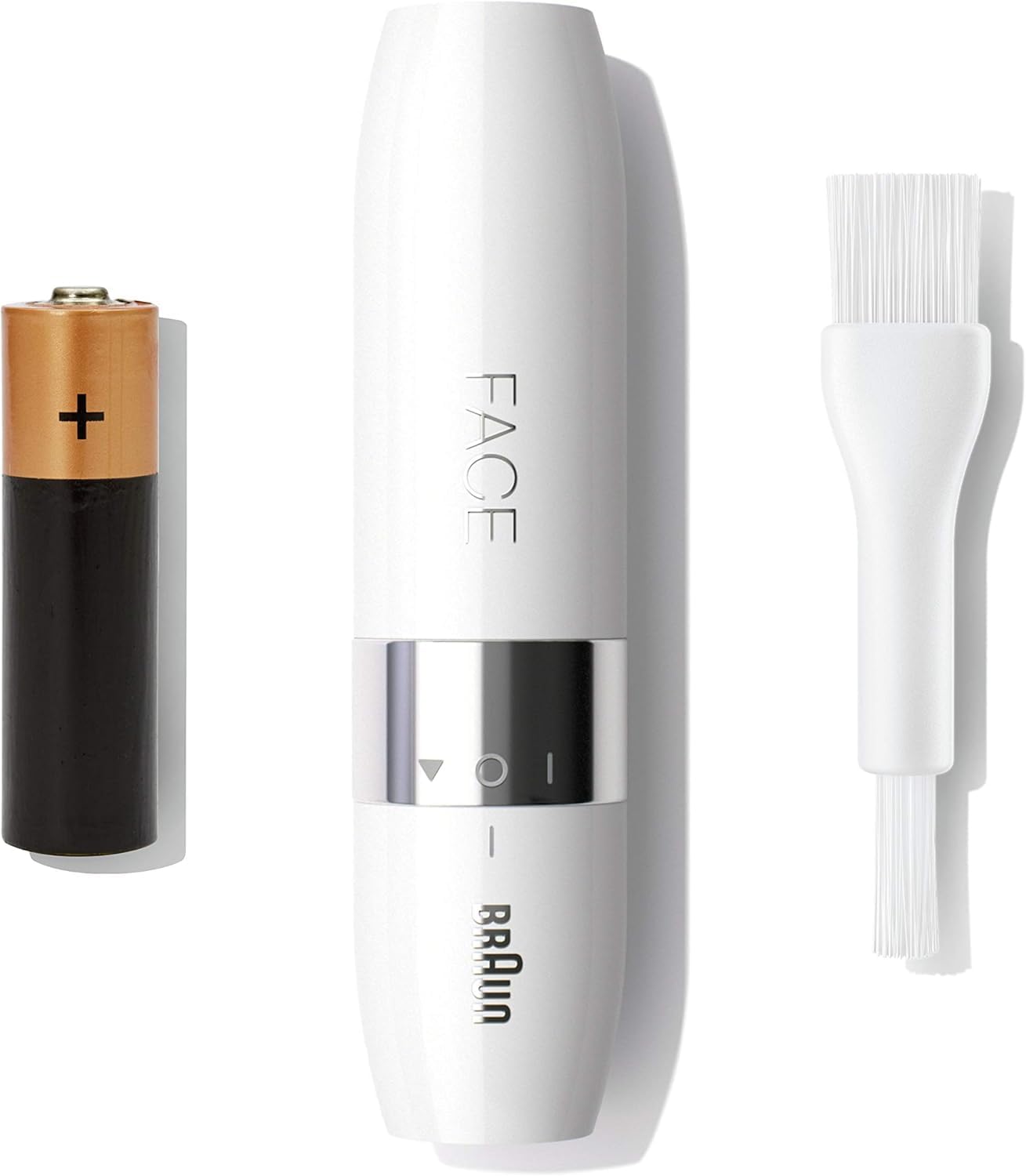 Braun Face Mini Hair Remover for Women, Efficient and Smooth Facial Hair Removal Anytime, Anywhere, Mini-Sized Design For Portability, Gifts for Women, FS1000, White