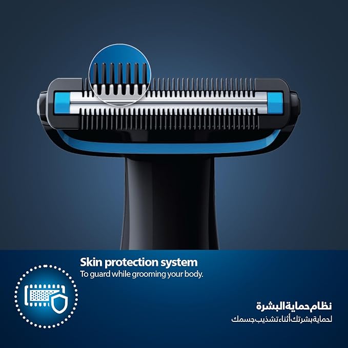 PHILIPS Bodygroom Series 1000 Body Groomer For Men Bg102416, Black