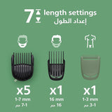 Philips All-in-One Trimmer MG5932/15 | 11-in-1 Face, Hair & Body Grooming | Self-Sharpening Blades | 120min Cordless | Showerproof | USB-A Charging | Pouch Included
