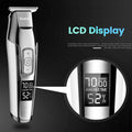 KEMEI Trimmer Cordless Hair Clipper for Men Professional Electric Beard Trimmers Barber Hair Cuttings Kit, Zero Gapped T Blade Detailers Trimmers for Men, KM-5027