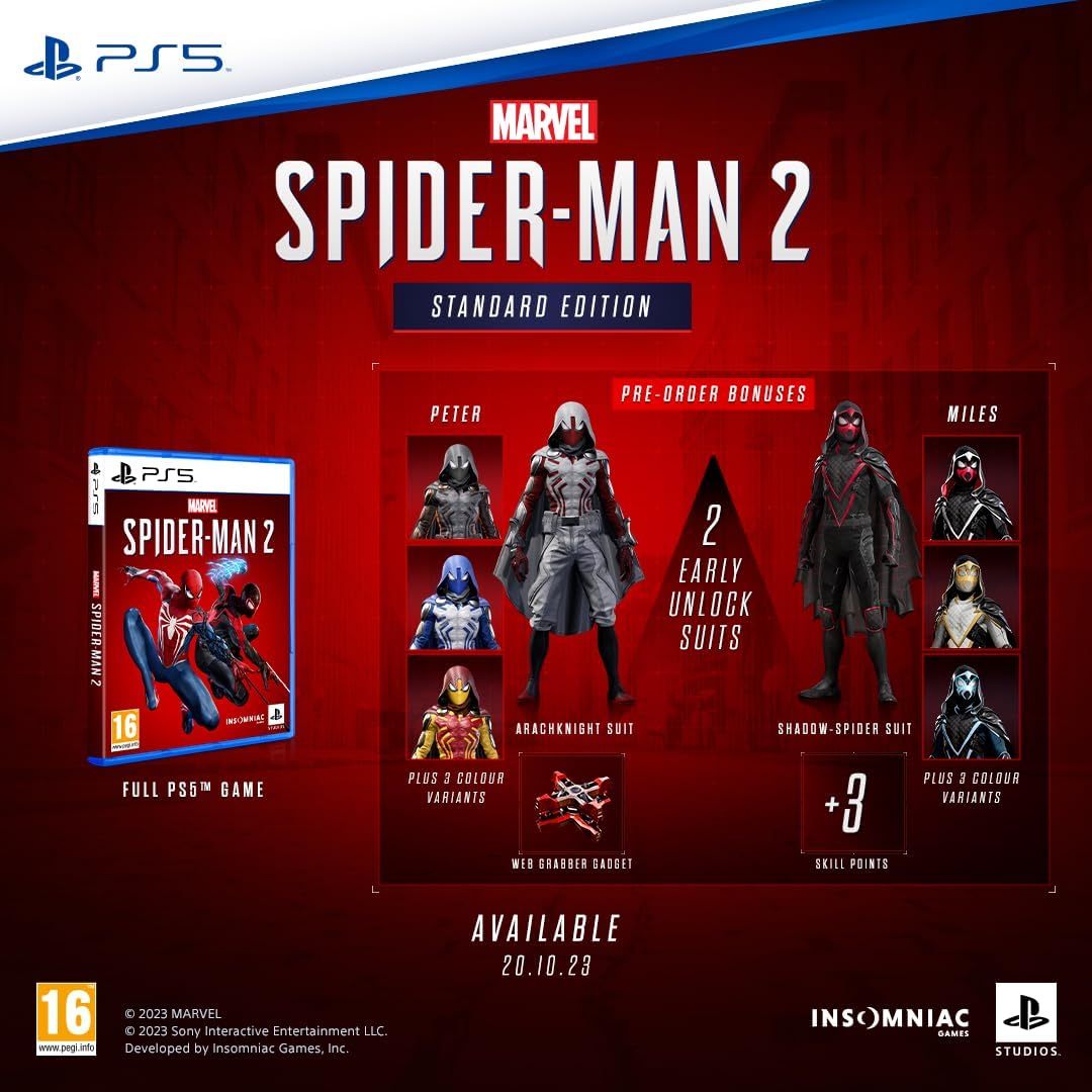Marvel's Spider-Man 2 PS5 - Superhero Action-Adventure Game