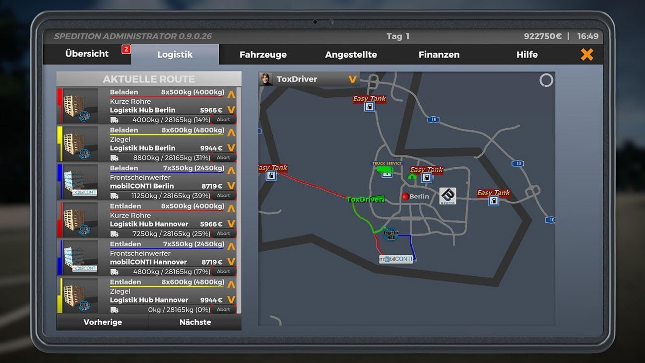 On The Road Truck Simulator PS5 - Transport Simulation Game