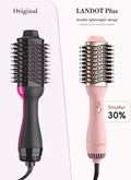 Hair Blow Dryer Brush: One-Step Hot Air Brush with 60mm Oval Barrel - 4 in 1 Hair Dryer & Styler, Free Smooth & Voluminous Hair, Salon Blowout at Home for All Hair Types