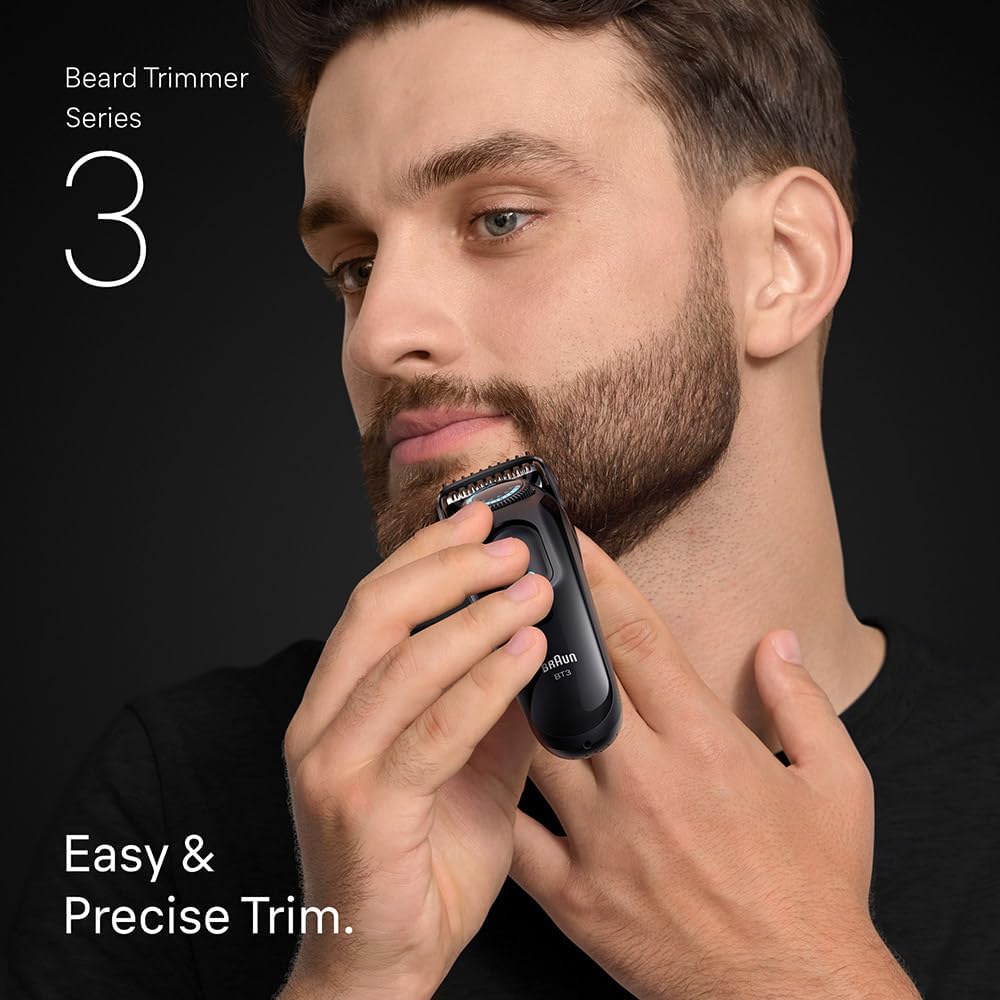 Braun Beard Trimmer Series 3, +2 Styling Tool, 20 Lengths, BT3500