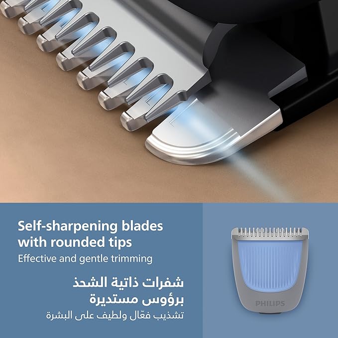Philips Beard Trimmer BT3617/15 | 20 length settings 0.5–10 mm | Comb lifts hairs for an even trim | 100% washable | 60 min cordless | USB-A charging