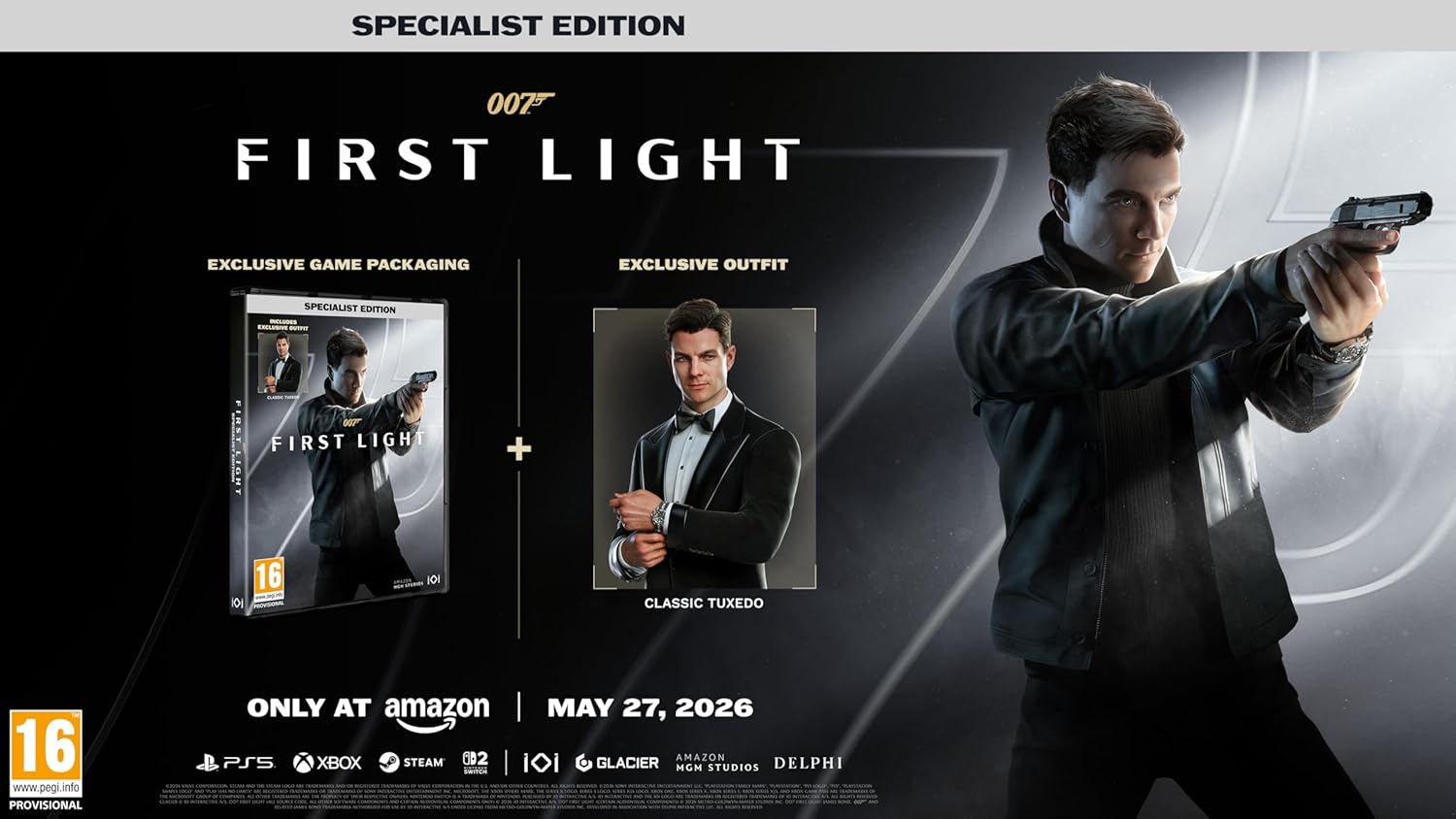 007 First Light Specialist Edition PS5 - James Bond Action Game