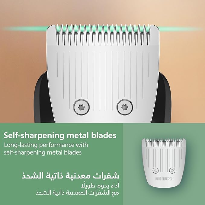 Philips All-in-One Trimmer MG9535/15 | 17-in-1 Face, Hair & Body Grooming | OneBlade for Precision Styling | 120min Cordless, Showerproof | Travel Pouch Included