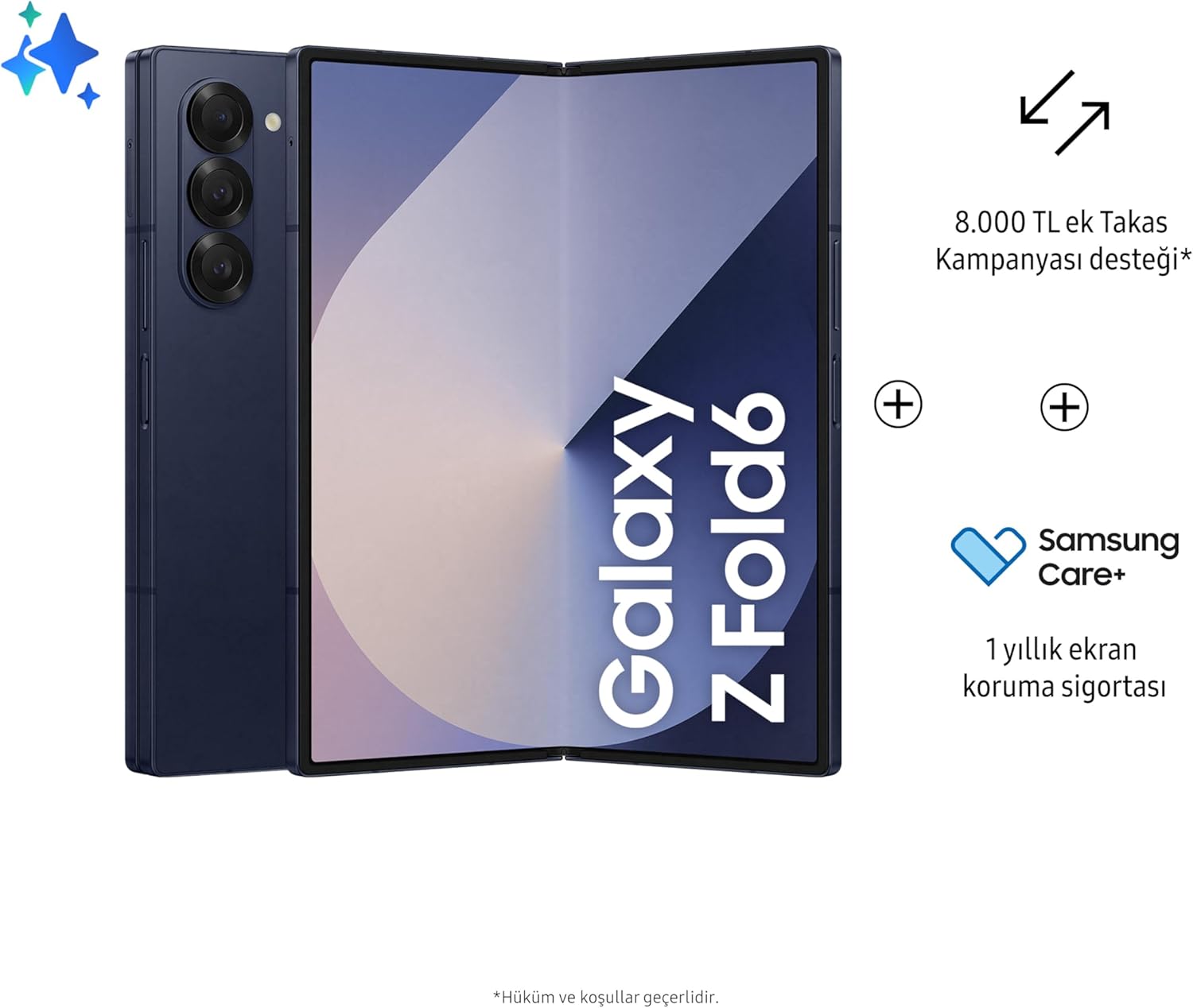 Samsung Galaxy Z Fold 6 - Navy (Used, Good Condition)