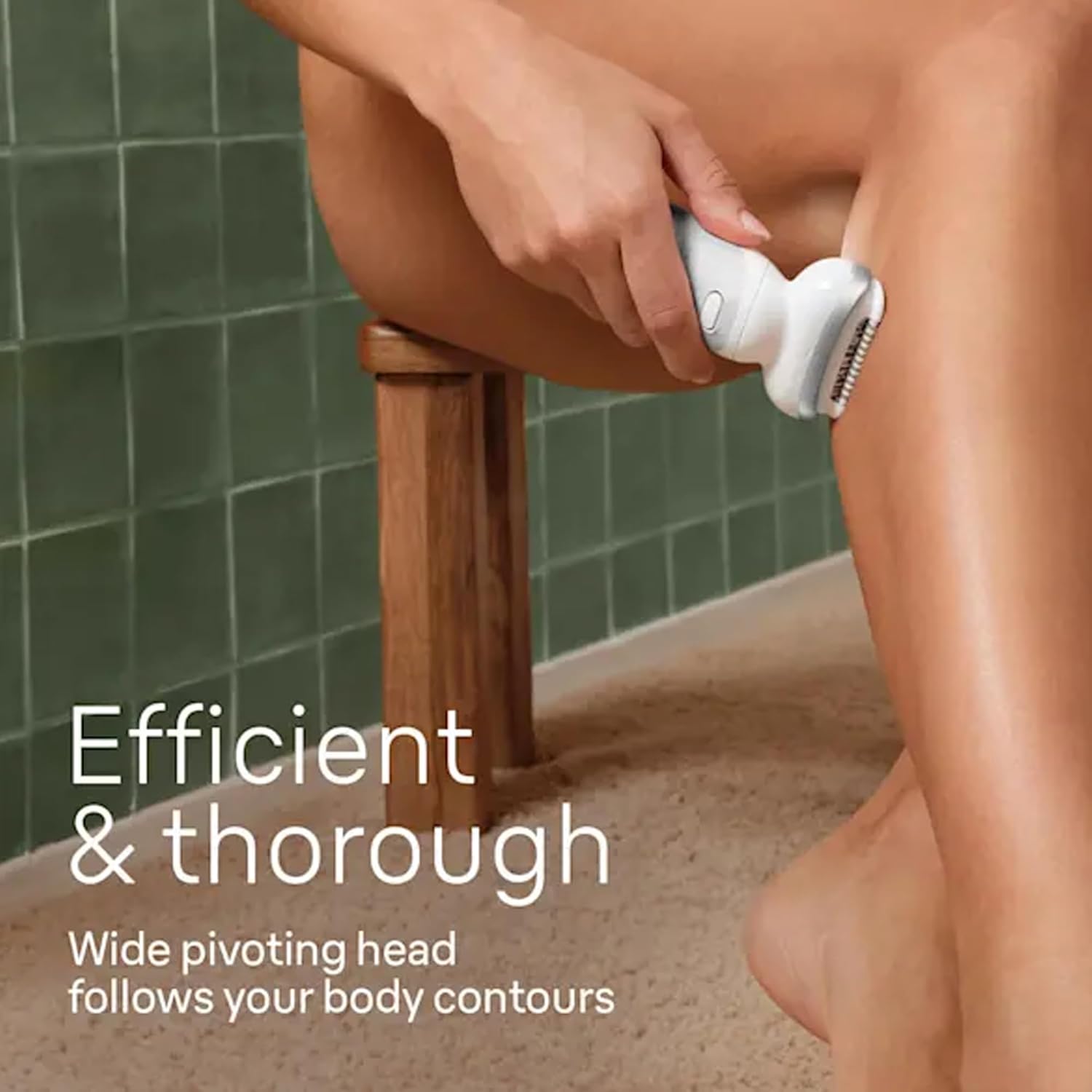 Braun Silk-épil 9 SkinSpa 9-061 Wet & Dry Epilator, Exfoliation Brush, Shaver & Trimmer Head Attachement, Pivoting Head, German Made, +5 Extra, Rechargeable Hair Removal Device - White