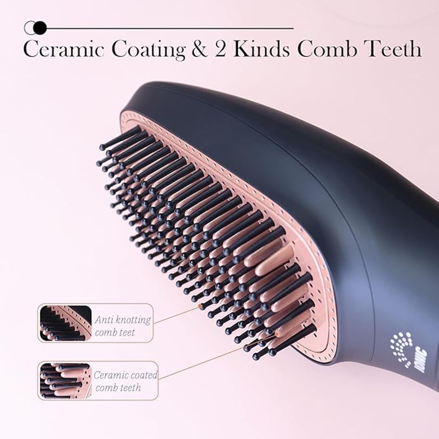 Philips 5000 Series Air Styler for Drying & Styling-in one-go, from wet to dry styling with ionic care and argan-oil infused brush, 5 attachments, Black, 2 years warranty - BHA530/03