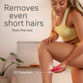 Braun Silk-épil 3 SE 3-000 Epilator, Removes Even Short Hairs From The Root, 20 MicroGrip Tweezers, Non-Stop Corded Epilator, Smart Light, Hair Removal Device - White