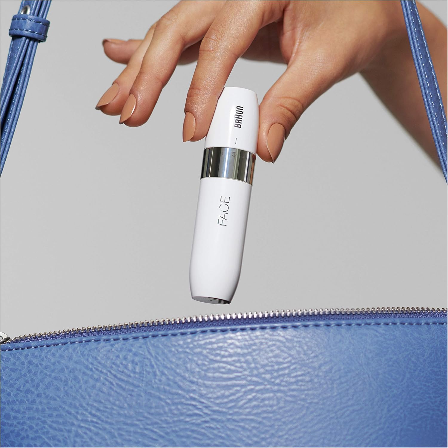 Braun Face Mini Hair Remover for Women, Efficient and Smooth Facial Hair Removal Anytime, Anywhere, Mini-Sized Design For Portability, Gifts for Women, FS1000, White