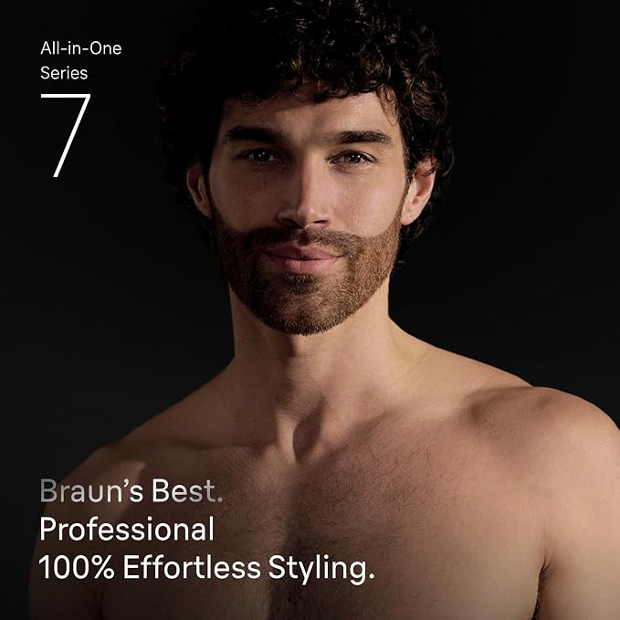 Braun All-in-One Series 7, 11in1 Grooming Kit, Charging Stand, ProBlade, AIO7540