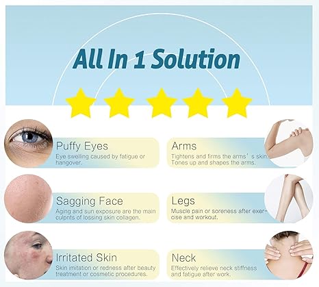 ESARORA Ice Roller for Face & Eye, Puffiness, Migraine, Pain Relief and Minor Injury, Skin Care Products