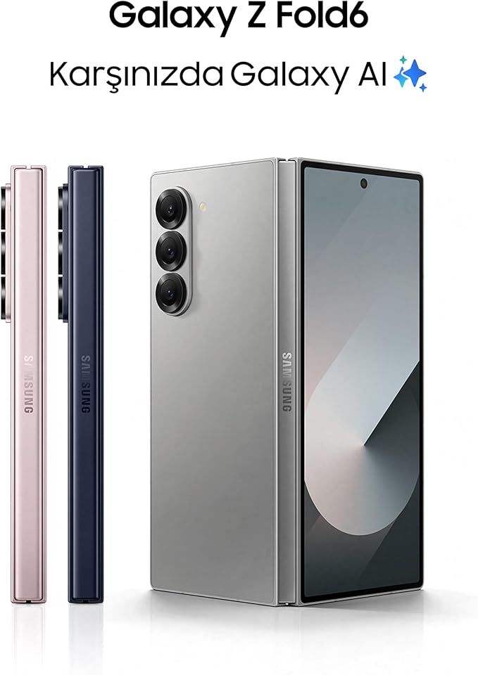 SAMSUNG Galaxy Z Fold6, 12GB RAM, 256GB Storage, Navy, Big Screen, 1 year Seller Warranty (International Version)