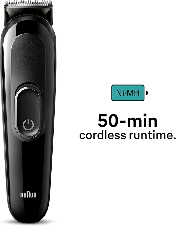 Braun All-In-One Style Kit Series 3 3410, 6-in-1 Kit for Beard, Hair & More