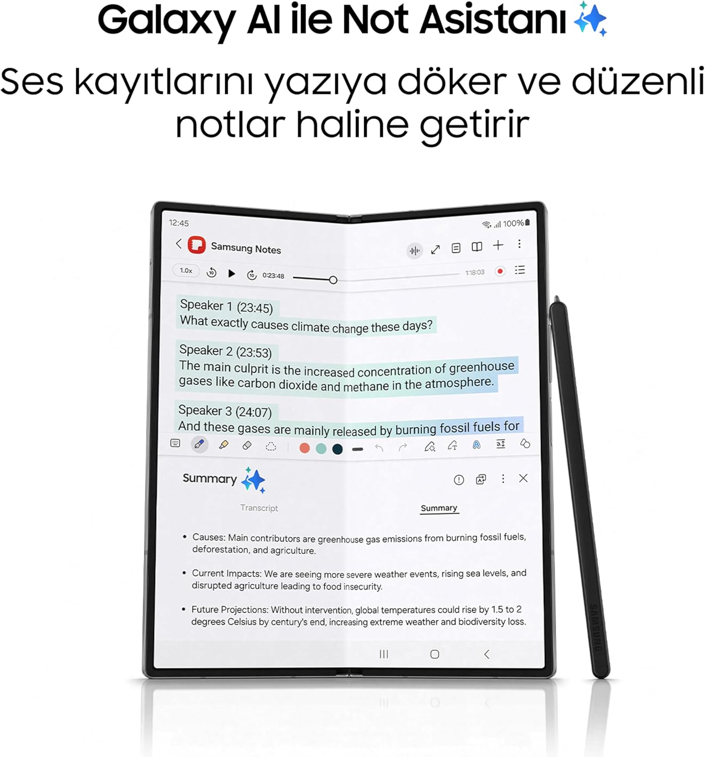 Samsung Galaxy Z Fold 6 - Navy (Used, Good Condition)