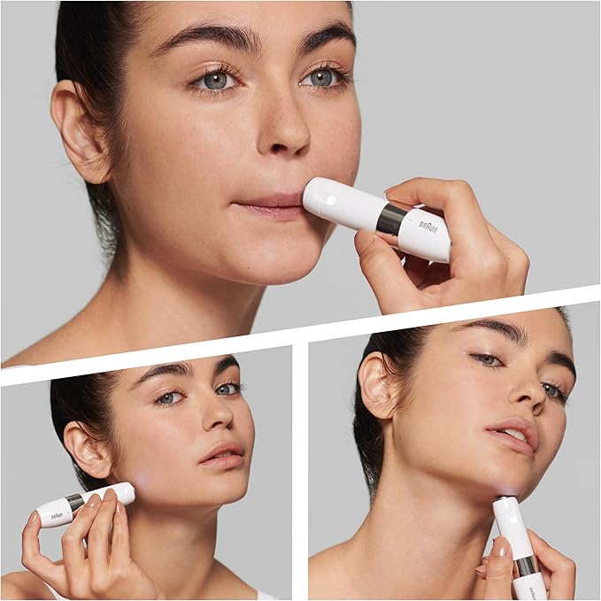Braun Face Mini Hair Remover FS1000, Electric Facial Hair Removal for Women