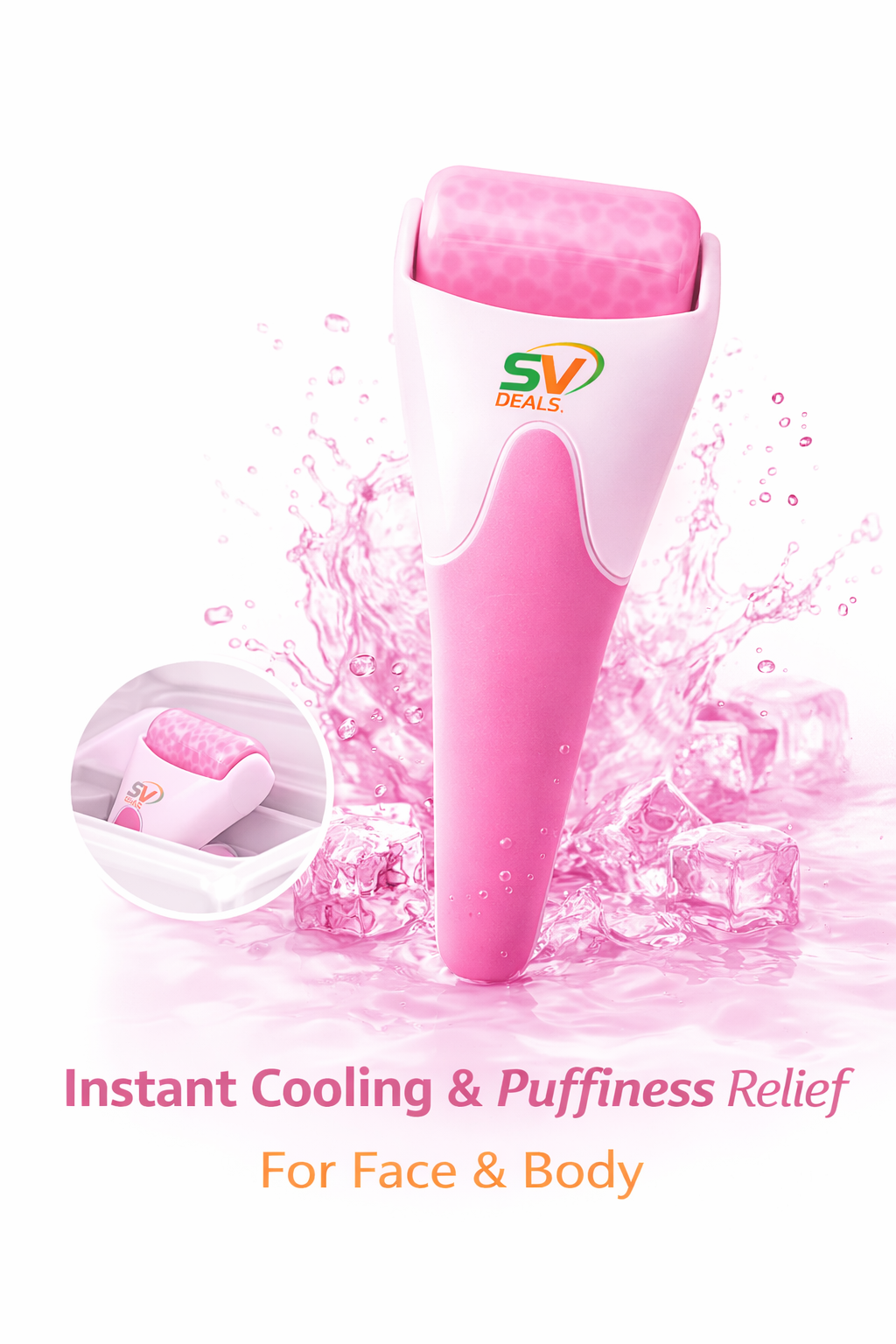 Cool Ice Face Massager - Anti-Wrinkle Skin Lifting & Pain Relief Roller