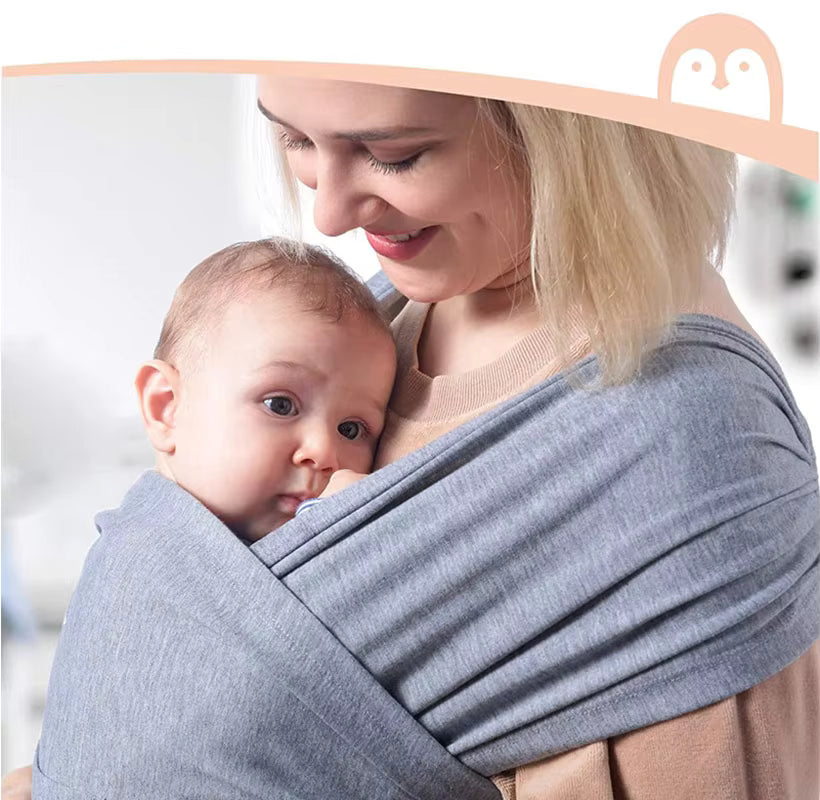 Hipseat Baby Carrier - Foldable Cotton Sling for Summer Comfort