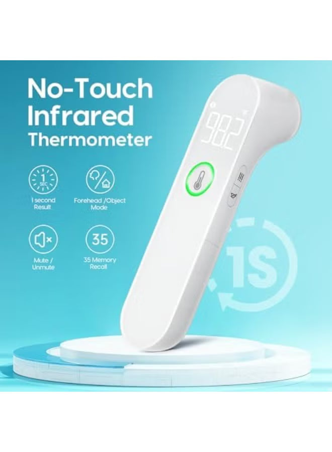 Digital Infrared Thermometer for Adults & Kids, Non-Contact Forehead Thermometer with Fever Alarm, Fast & Accurate Temperature Reading – SV Deals