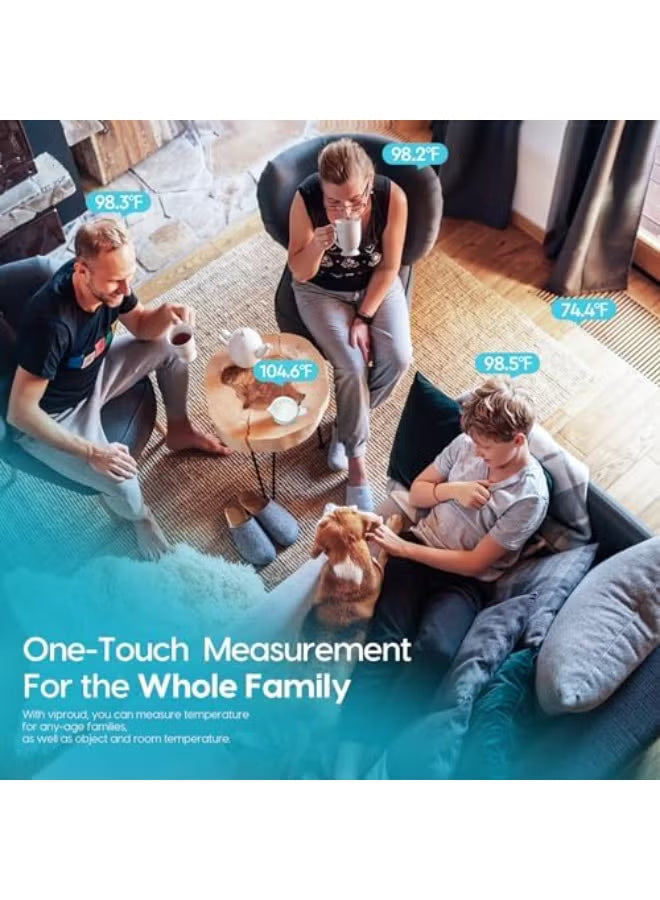 Digital Infrared Thermometer for Adults & Kids, Non-Contact Forehead Thermometer with Fever Alarm, Fast & Accurate Temperature Reading – SV Deals