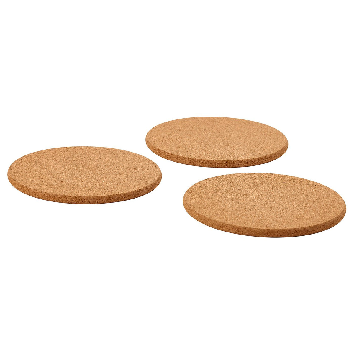 IKEA HEAT Pot Stand, Cork, 19cm (Set of 3)