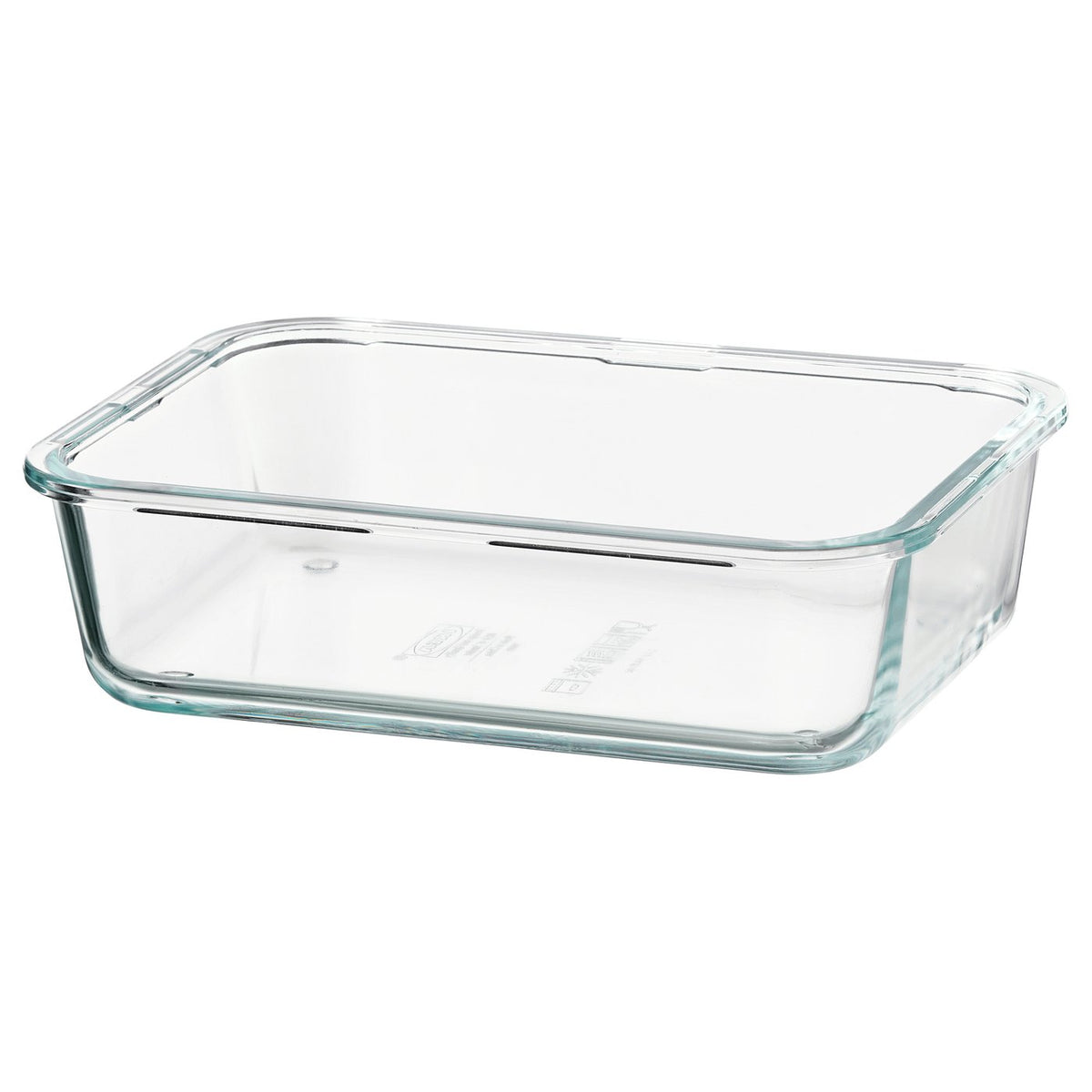 Food Container, Rectangular, Glass
