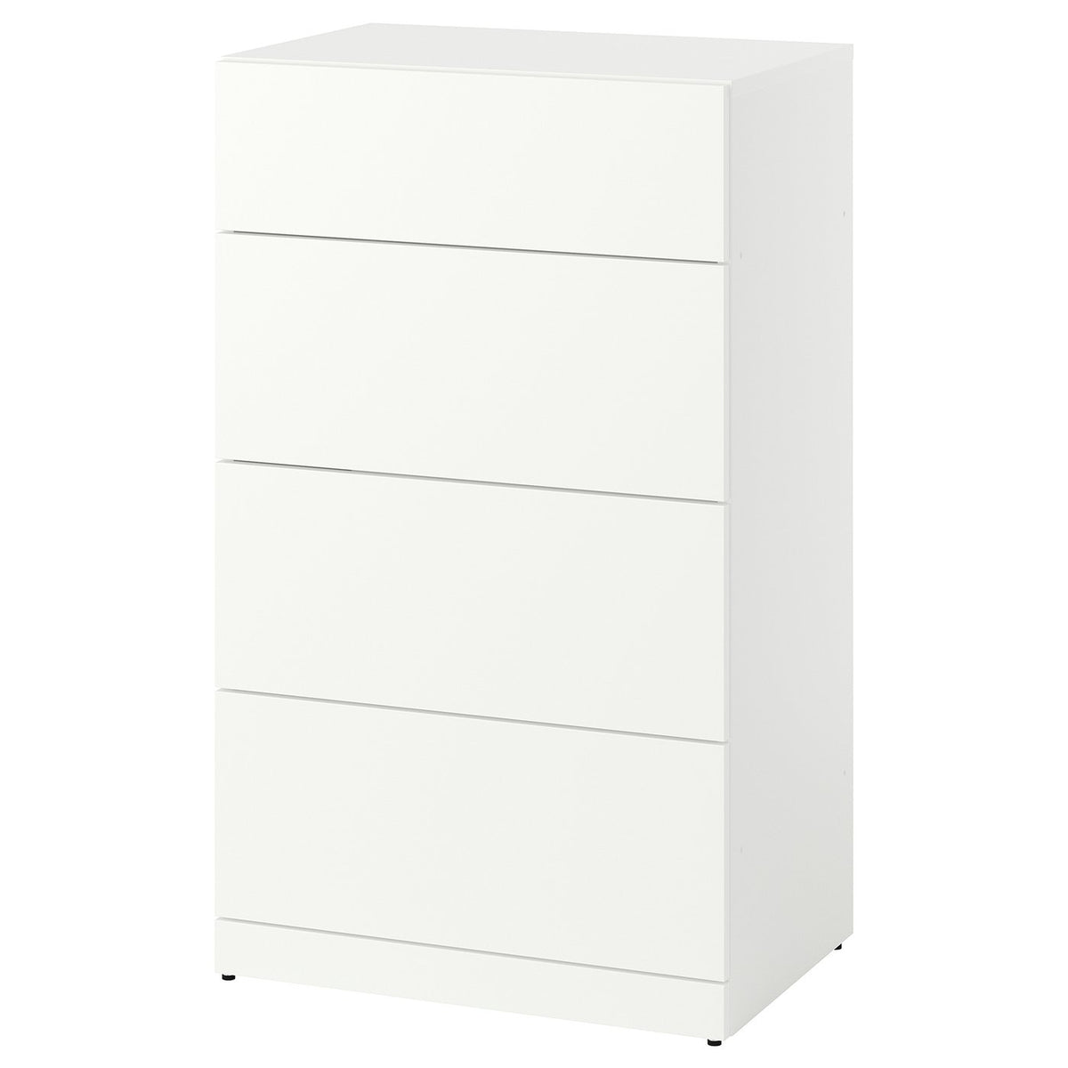 Chest of 4 Drawers, White
