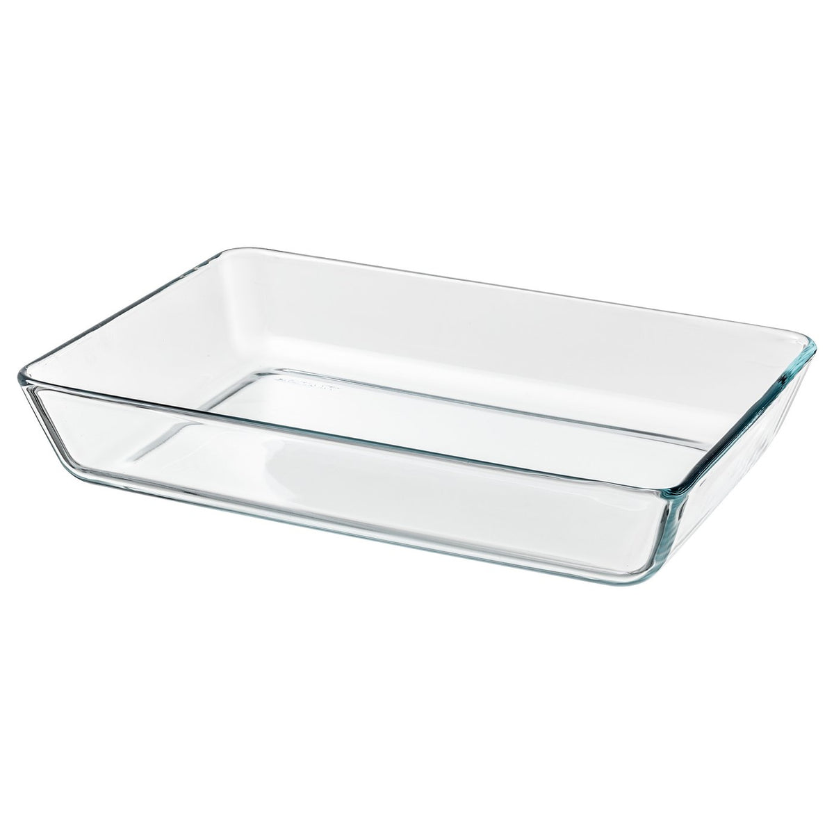 IKEA MIXTUR Oven/Serving Dish, Clear Glass, 35x25cm