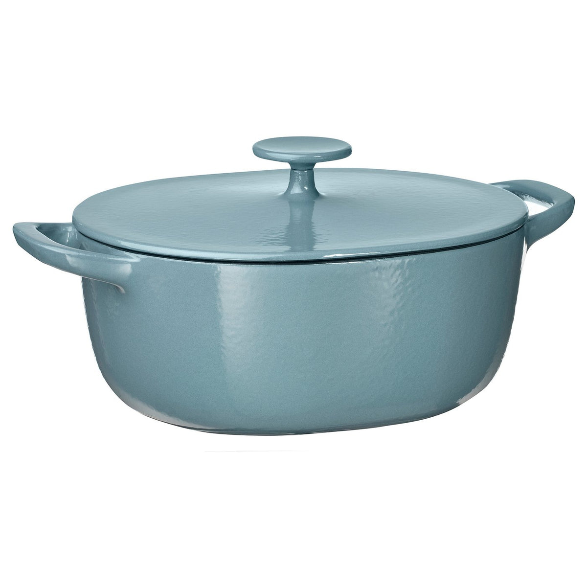 IKEA VARDAGEN Casserole with Lid, Enamelled Cast Iron, 5L